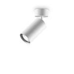 Plafoniera Moderna Dynamite Metallo Bianco 1 Luce Gu10 7W 3000K Luce Calda