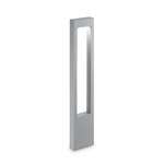 Piantana Moderna Vega Alluminio Grigio 1 Luce G9 3W 3000K Luce Calda