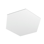 Plafoniera Moderna Decorativa Hexagon Metallo Bianco