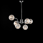 Lampadario Moderno Ikarus Cromo 6 Luci E14