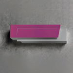 Exclusive Light Applique Contemporanea Clap Metallo Magenta Led 24W