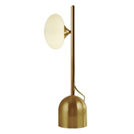 Lampada Da Scrivania Contemporanea Ciottolo Acciaio Oro 1 Luce G9