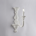 Applique Shabby Chic Lucca Bianco 1 Luce E14