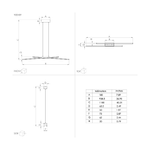 Lampadario-Moderno-Panagria-Led-Alluminio-Rivestito-In-Legno-Nero-E-Marrone