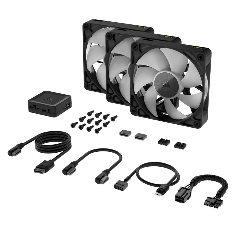 Corsair-iCUE-LINK-RX120-RGB-Case-per-computer-Ventilatore-12-cm-Nero-3-pz