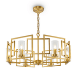 Maytoni Lampadario Contemporaneo Bowi Struttura In Metallo Colore Oro 6 Luci