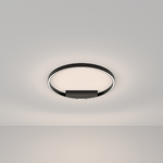 Maytoni Lampadario A Sospensione Moderno Rim Alluminio Nero 1 Led 37W