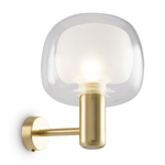 Maytoni Applique Contemporanea Vision Alluminio Oro 1 Luce Diffusore In Vetro Trasp