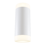 Applique Da Parete Moderno Kilt Alluminio Bianco Luce Led Integrato 10W