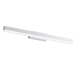 Applique Da Parete Moderno Fichte Metallo Bianco Acrilico 1 Luce Led 14W