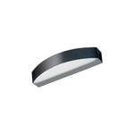 Applique Contemporanea Band Metallo Nero Led 16W