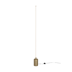 Maytoni Piantana Lampada Da Terra Moderno Flow Metallo Ottone 1 Luce Led 25W