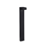 Ideal Lux Piantana Moderna Sirio Alluminio Nero 2 Luci 3W 3000K Luce Calda H80Cm