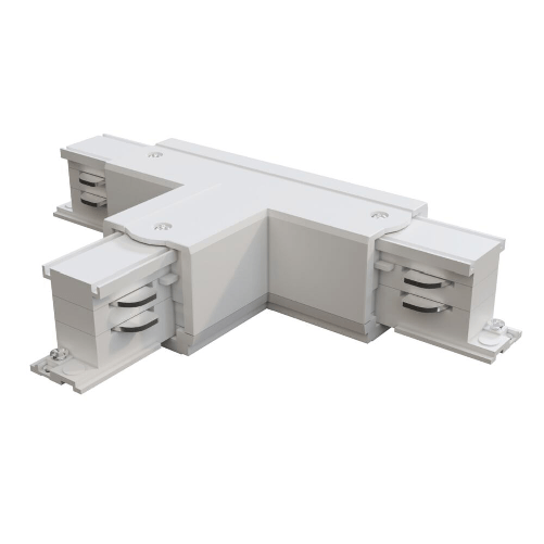 Connettore A T Sinistro Plastica Bianco