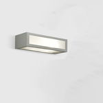 Applique Moderna Esterno Aster B Alluminio Grigio Perla 1 Luce E27