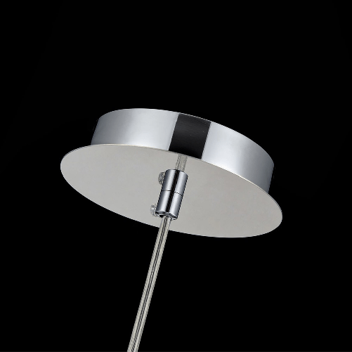 Lampadario-Contemporaneo-Fermi-Metallo-Nichel-1-Luce-Diffusori-Vetro-Trasparente