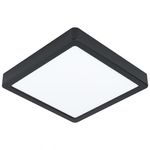 Eglo Plafoniera Moderna Fueva 5 In Acciaio Nero Led Integrato 17W 4000K Ip20