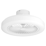 Plafoniere Ventilatore Ortona Abs Bianco Diff Acrilico Bianco Led 3X8,5W