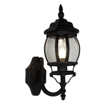 Applique Rustico-Country Bel Aire Alluminio Nero 1 Luce E27