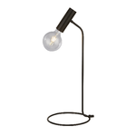 Lampada Da Scrivania Industrial-Nordico Dulwich Acciaio Nero 1 Luce E27