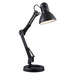 Lampada Da Scrivania Contemporanea Desk Partners Acciaio Nero 1 Luce E27