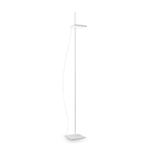 Ideal Lux Piantana Contemporanea Lift Metallo Bianco Led Integrato 17W 3000K Ip20