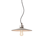 Ideal Lux Lampada A Sospensione 1 Luce Brooklyn Diam 25 In Cemento E Bronzo