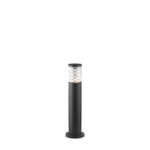 Ideal Lux Piantana-Palo Da Esterno Moderna Tronco Alluminio Nero 1 Luce E27 H60Cm