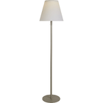 Piantana Contemporaneo Venezia Acciaio Argento Bianco Led 1,6W