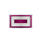 Plafoniera Contemporanea Halò Metallo Magenta Led 45W