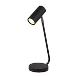 SearchLight Lampada Da Scrivania Industrial-Nordico Elegante Acciaio Nero 1 Luce Gu10