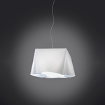 Sospensione Moderna 1 Luce Wanda In Polilux Bianco D25 Made In Italy