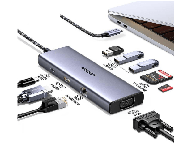 Ugreen-Usb-C-9-in-1-Hub-con-4k-Hdmi