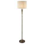 Piantana Contemporaneo Oscar Acciaio Ottone 1 Luce E27