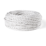 Cavo Elettrico A Treccia 50M Bianco