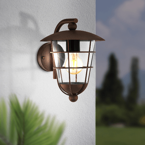 Applique-Industrial-Da-Esterno-Pulfero-1-Luce-Acciaio-Zincato-Marrone