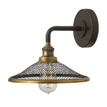 Appliques - Lampade Da Parete Vintage Rigby Acciaio Bronzo Buckeye 1 Luce E27