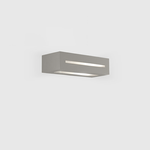 Exclusive Light Applique Moderna Esterno Aster A Alluminio Grigio Perla 1 Luce E27