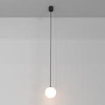 Maytoni Lampadario A Sospensione Moderno Luna Alluminio Nero Luce Led Integrato 5W Calda