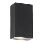 Applique Moderna Stirling Alluminio Nero Vetro Argento Led 6,58W 4000K