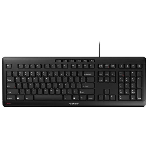 CHERRY-STREAM-tastiera-USB-QWERTY-Inglese-US-Nero