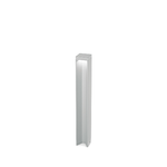 Ideal Lux Piantana Moderna Kurt Metallo Grigio Led 12W 3000K Luce Calda