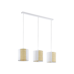 Lampadario-Contemporaneo-Arnhem-3-Luci-Acciaio-Bianco