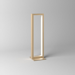 Lampada Scrivania-Ufficio Moderna Four Squares Alluminio Oro Led 8W