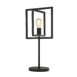 Lampada Da Scrivania-Ufficio Industrial-Nordico Plaza Acciaio Nero 1 Luce E27