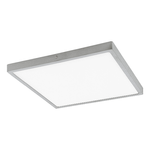 Eglo Plafoniera Moderna Fueva 1 In Alluminio Argento Led Integrato 22W 4000K Ip20