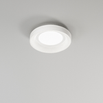 Plafoniera Contemporanea Hive Metallo Biancoled Integrato 30W