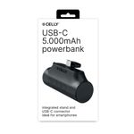 Celly-PowerBank-Compact-Usb-C-5000mAh-Nero