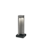 Ideal Lux Piantana Moderna Titano Materie Plastiche Grigio Granito Led 9W 3000K H49Cm