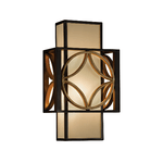 Applique Contemporanea Remy Metallo Bronzo Antico Oro 1 Luce E14